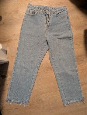 Chuu -5kg Jeans Light Blue Ankle Jeans
